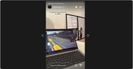 Kimi Antonelli's girlfriend, Babickova Eliska, shared a snapshot of her watching the Italian Grand Prix. Image: @babickovaeli via Instagram